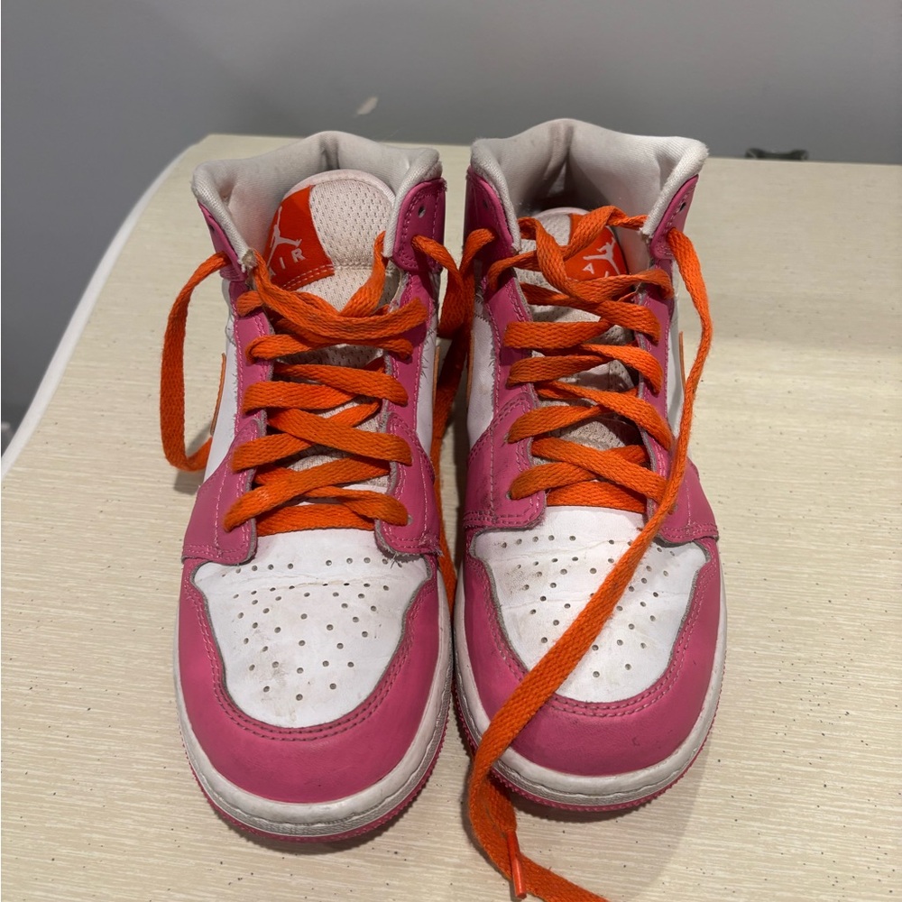 Nike Pink and Orange Sneakers